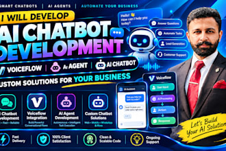 ai chatbot developmment, voiceflow, ai agent, ai chatbot