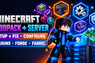 setup create fix develop minecraft modpack server configuration plugins forge