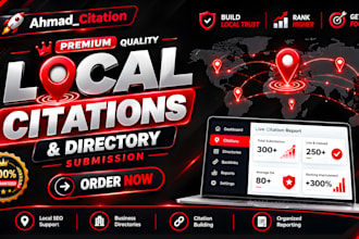do 350 local citations and directory submissions for local SEO