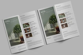 design modern business brochures, company profiles, and booklet