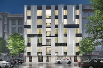 create a modern facade for your residential building