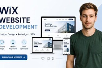 do wix website development, custom wix design, redesign and SEO optimization
