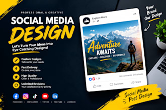 design social media posts and graphics