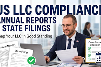 keep your US llc compliant with annual reports and state filings