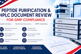 review peptide purification and hplc documents for gmp compliance