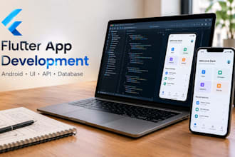 develop flutter mobile app