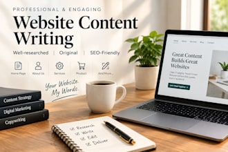 write engaging and well researched website content