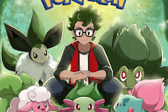 draw you own fakemon in the official pokemon art style