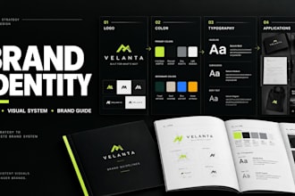 design a complete brand identity and visual identity system