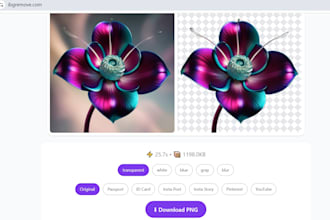 build an ai background remover tool with design studio