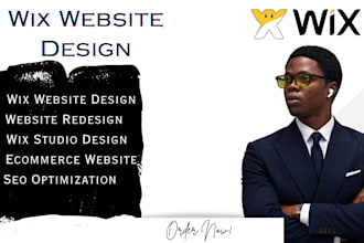 design wix website redesign, luxury wix website and build wix website