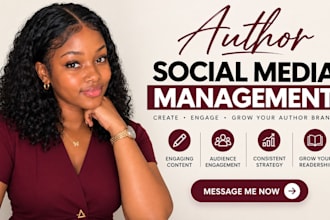 manage your author social media, book marketing and booktok content