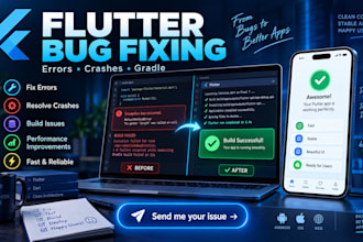 fix bugs, crashes and performance issues in your flutter app