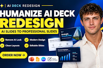 humanize ai deck redesign ai slides to professional slides