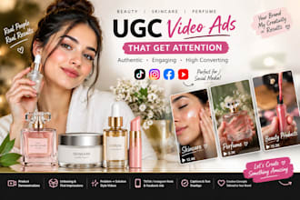 create ugc ads for skincare, beauty and perfume