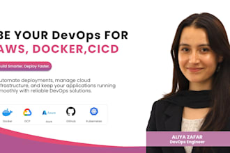be your devops engineer for AWS, docker and ci cd