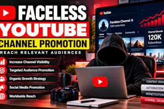 promote your faceless youtube channel to relevant audiences