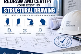 il in mi wi structural permit redraw pe review