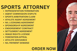 be your sports lawyer for agents,nil deals federations, arbitration and disputes