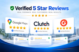 review your google maps, g2, clutch and any website