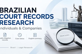 brazilian court records for individuals and companies