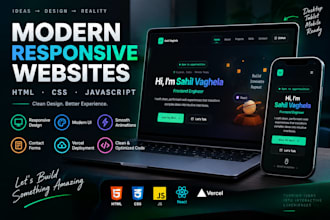 build a modern, responsive website