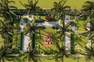 do city permit,floor plan design, patio, backyard, front yard and pool rendering