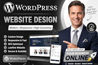 design a modern law firm and attorney website