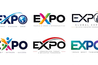 design a professional, exhibition, trade show, event, or conference expo logo