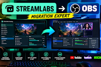 migrate your streamlabs setup to obs studio professionally