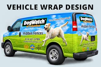 do professional van wrap, vehicle wrap, car wrap design