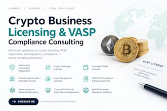 provide crypto business licensing and vasp compliance consulting