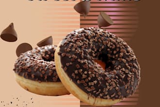 design eye catching food social media posts