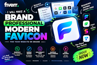 make modern professional favicon