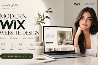 design or redesign modern wix webiste for your business