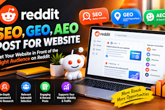do reddit SEO, GEO aeo post for website