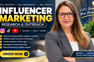 influencer outreach instagram influencer youtube influencer research for brand