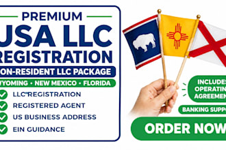 do USA llc registration, llc formation and ein for non residents