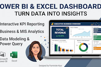 build interactive dashboards and business KPI reports