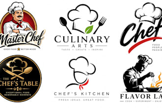 design a professional, restaurant, cooking, catering, or food chef logo
