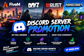 discord advertising discord dayz promotion minecraft fivem rust gaming promotion