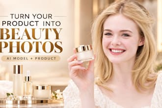 create ai beauty model photos for skincare and cosmetics brands