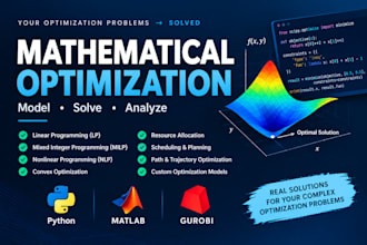 solve, model, and optimize your mathematical optimization problems