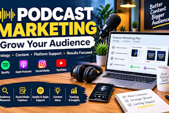 do podcast promotion and podcast marketing for audience growth