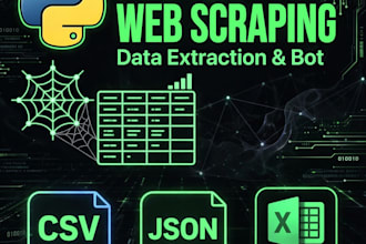 build custom python automation bot and scraping script