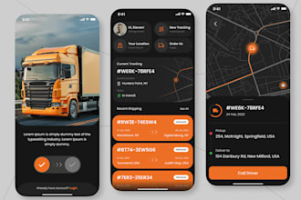 build professional logistics,transportation,vehicle tracking,trucking app
