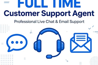be your friendly customer support agent for live chat and email support