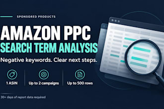 analyze amazon PPC and build negative keyword lists