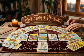 give you a tarot reading for love, relationships and guidance