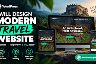 build a fast, responsive wordpress website for tourism